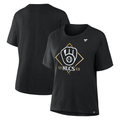 Milwaukee Brewers Fanatics Women's 2025 National League Division Series Champions Locker Room T-Shirt Sale