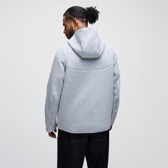 Green Bay Packers Tech Fleece Raglan Full-Zip Windrunner Hoodie Heather Gray - Nike