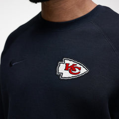 Kansas City Chiefs Tech Fleece Raglan Sweatshirt Black - Nike