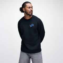 Detroit Lions Tech Fleece Raglan Sweatshirt Black - Nike