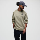 Detroit Lions Tech Fleece Raglan Sweatshirt Olive - Nike
