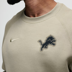 Detroit Lions Tech Fleece Raglan Sweatshirt Olive - Nike