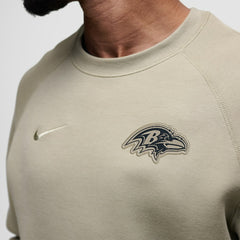 Baltimore Ravens Tech Fleece Raglan Sweatshirt Olive - Nike