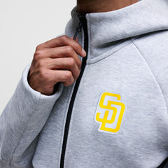 San Diego Padres Nike Tech Fleece Raglan Full-Zip Windrunner Hoodie Lifestyle
