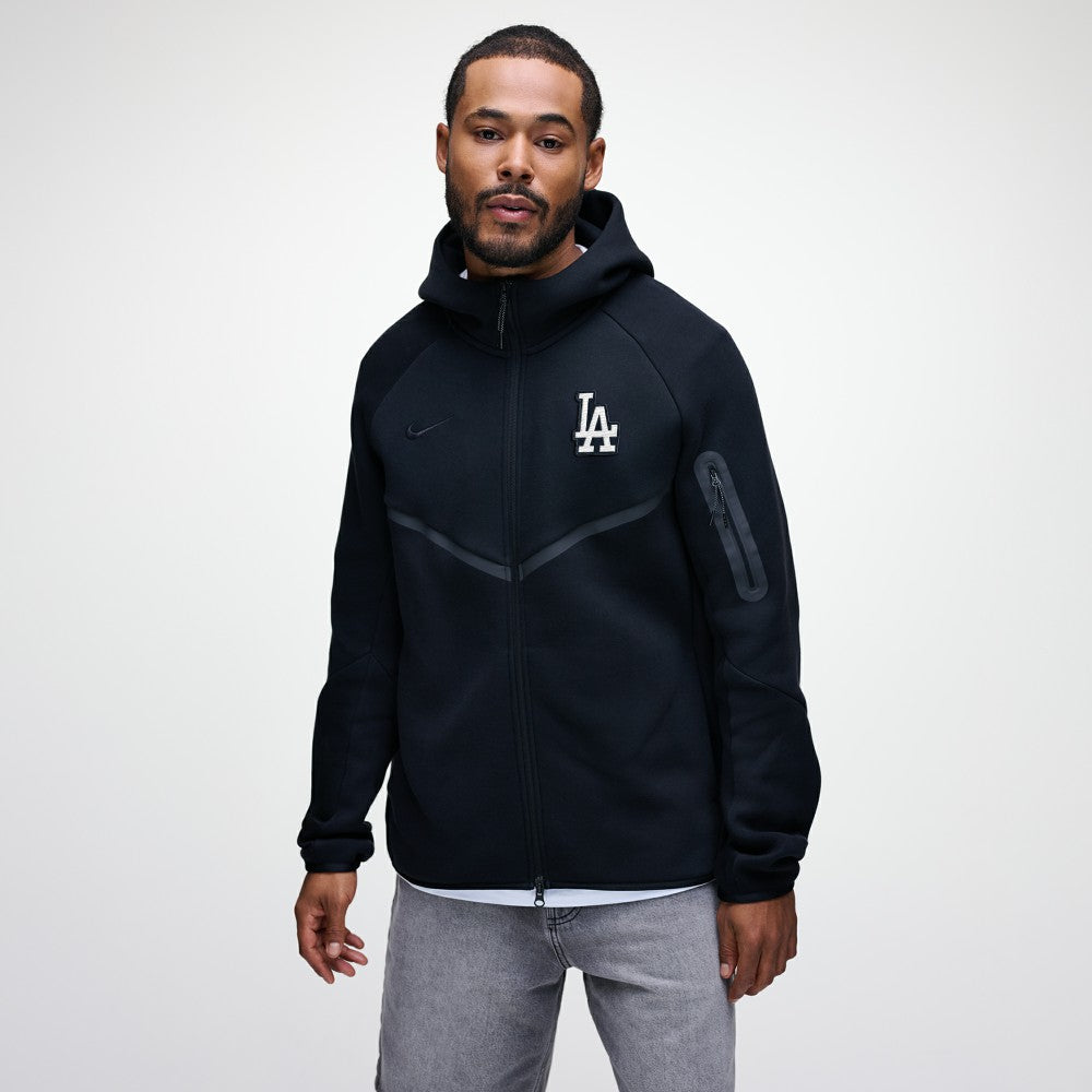 Los Angeles Dodgers Nike Tech Fleece Raglan Full-Zip Windrunner Hoodie Clearance