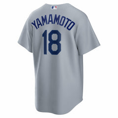 Yoshinobu Yamamoto Los Angeles Dodgers Nike Road Replica Jersey Lifestyle
