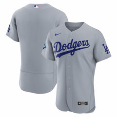 Los Angeles Dodgers Nike Road Sponsor Patch Authentic Jersey Clearance