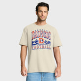 Denver Broncos Team Archives T-Shirt Cream - Fanatics