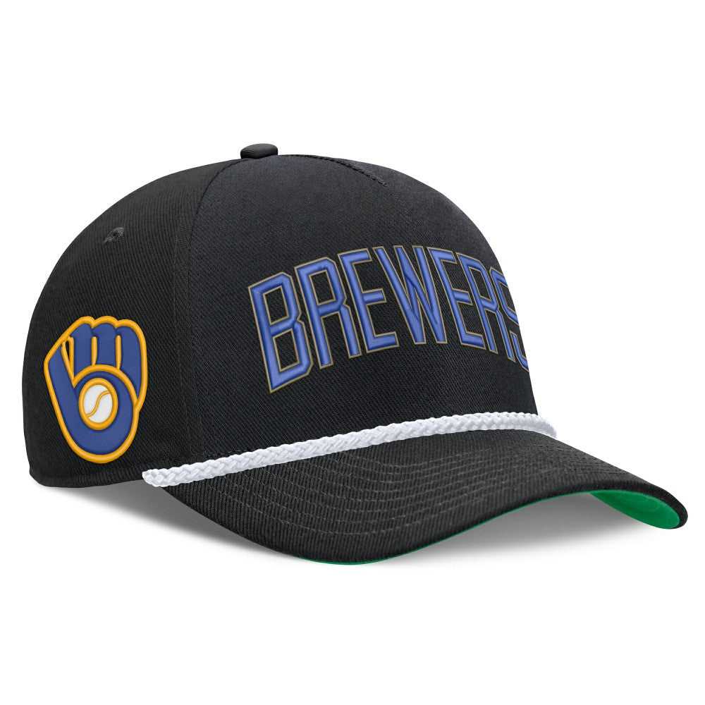 Milwaukee Brewers Nike Cooperstown Collection Rise Adjustable Hat Lifestyle