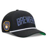 Milwaukee Brewers Nike Cooperstown Collection Rise Adjustable Hat Lifestyle