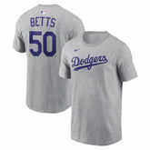 Mookie Betts Los Angeles Dodgers Nike Name & Number T-Shirt Lifestyle