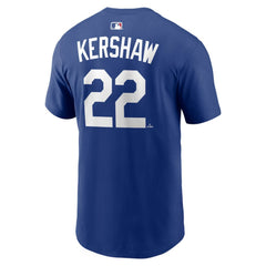 Clayton Kershaw Los Angeles Dodgers Nike Alternate Name & Number T-Shirt Clearance