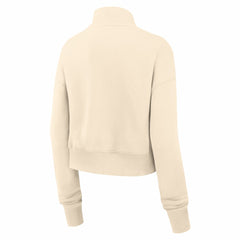 Chicago Bears Women's Legacy Phoenix Fleece Cropped Half-Zip Sweatshirt Cream - Nike