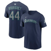 Julio Rodríguez Seattle Mariners Nike 50th Season Name & Number T-Shirt Lifestyle