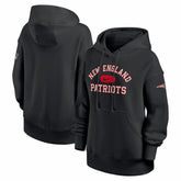 New England Patriots Women's Oversized Legacy Phoenix Hoodie Black - Nike