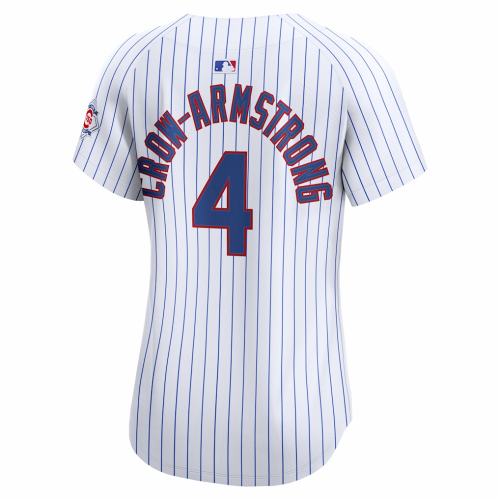 Pete Crow-Armstrong Chicago Cubs Nike Women's 150th Anniversary Limited Jersey - White | MLB Jerseys