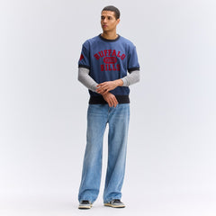 Buffalo Bills IconicFleece Short Sleeve Sweatshirt Royal - Fanatics