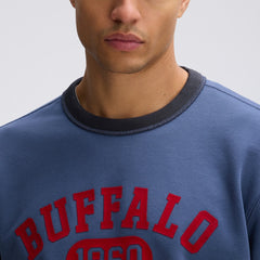 Buffalo Bills IconicFleece Short Sleeve Sweatshirt Royal - Fanatics