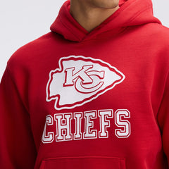 Kansas City Chiefs IconicFleece Flocked Hoodie Red - Fanatics