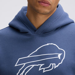 Buffalo Bills IconicFleece Flocked Hoodie Royal - Fanatics