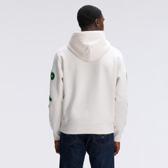Philadelphia Eagles IconicFleece Letterman Hoodie Oatmeal - Fanatics