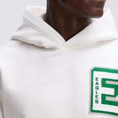 Philadelphia Eagles IconicFleece Letterman Hoodie Oatmeal - Fanatics