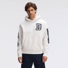 Dallas Cowboys IconicFleece Letterman Hoodie Oatmeal - Fanatics