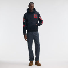 Kansas City Chiefs IconicFleece Letterman Hoodie Black - Fanatics
