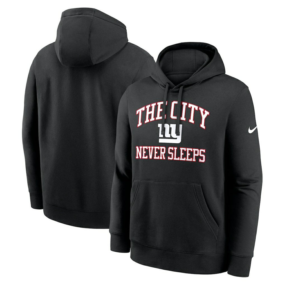 New York Giants The City Never Sleeps Club Fleece Hoodie Black - Nike