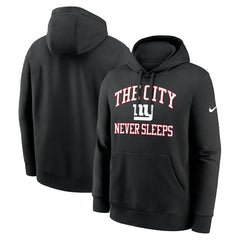 New York Giants The City Never Sleeps Club Fleece Hoodie Black - Nike