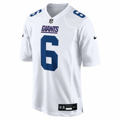 Jaxson Dart New York Giants Fashion Game Jersey Tundra White - Nike
