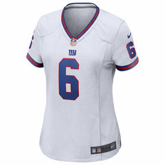 Jaxson Dart New York Giants Women's Alternate Vintage White Game Jersey White - Nike