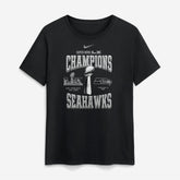 Seattle Seahawks Women's Super Bowl LX Champions Locker Room Trophy Collection T-Shirt Black - Nike