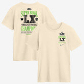 Seattle Seahawks Super Bowl LX Champions Long Ball T-Shirt Natural - Nike
