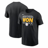Pittsburgh Steelers 2025 AFC North Division Champions Locker Room Trophy Collection T-Shirt Black - Nike