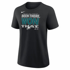Philadelphia Eagles Women's 2025 NFC East Division Champions Locker Room Trophy Collection T-Shirt Black - Nike