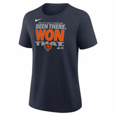 Chicago Bears Women's 2025 NFC North Division Champions Locker Room Trophy Collection T-Shirt Navy - Nike