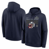 New England Patriots 2025 AFC Champions Glory Shield Hoodie Navy - Nike