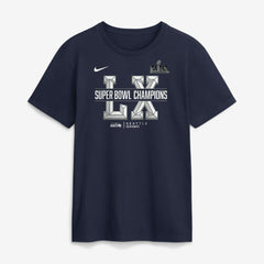 Seattle Seahawks Super Bowl LX Champions Sacrifice T-Shirt College Navy - Nike