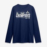 Seattle Seahawks Super Bowl LX Champions Iconic Victory Long Sleeve T-Shirt College Navy - Fanatics