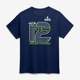 Seattle Seahawks Super Bowl LX Champions Hometown On Top T-Shirt College Navy - Fanatics