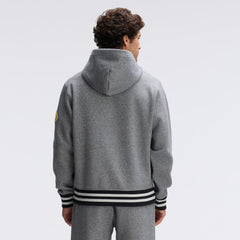 Minnesota Vikings IconicFleece Tipped Hoodie Athletic Heather Gray - Fanatics
