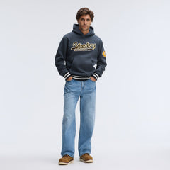 Pittsburgh Steelers IconicFleece Tipped Hoodie Charcoal - Fanatics