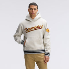 Washington Commanders IconicFleece Tipped Hoodie Oatmeal - Fanatics