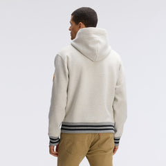 Washington Commanders IconicFleece Tipped Hoodie Oatmeal - Fanatics