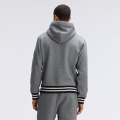 Philadelphia Eagles IconicFleece Tipped Hoodie Athletic Heather Gray - Fanatics