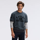 Baltimore Ravens IconicFleece Short Sleeve Sweatshirt Charcoal - Fanatics