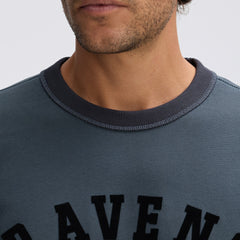 Baltimore Ravens IconicFleece Short Sleeve Sweatshirt Charcoal - Fanatics