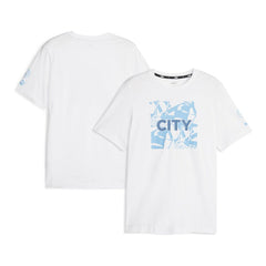Puma Manchester City FtblCore Graphic T-Shirts - White