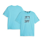 Puma Manchester City FtblCore Graphic T-Shirts - Sky Blue